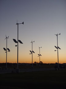 Renewable energy is a big plus with these lights, but more attractive was the elimination of the electric bill